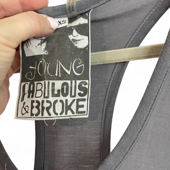 Young Fabulous & Broke Charcoal Dress - Picture 2 of 3